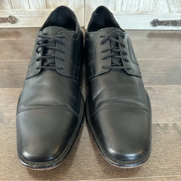 J. Murphy by Johnston & Murphy Men's Black Oxford Cap Toe Classic Size 9W - Picture 2 of 10